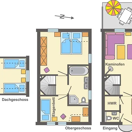 Hus Utblick A Fuhlendorf (Mecklenburg-Vorpommern)
